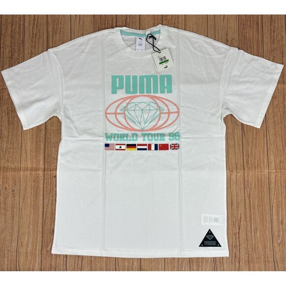Puma Other - PUMA X DIAMOND  Mens T-Shirt - White - Size L